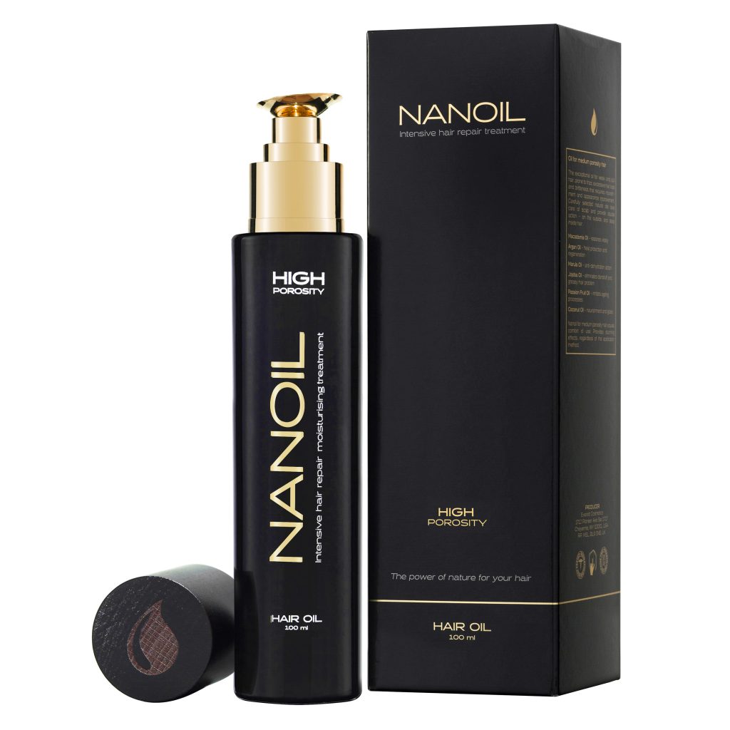 Nanoil óleo para todos os tipos de cabelo
